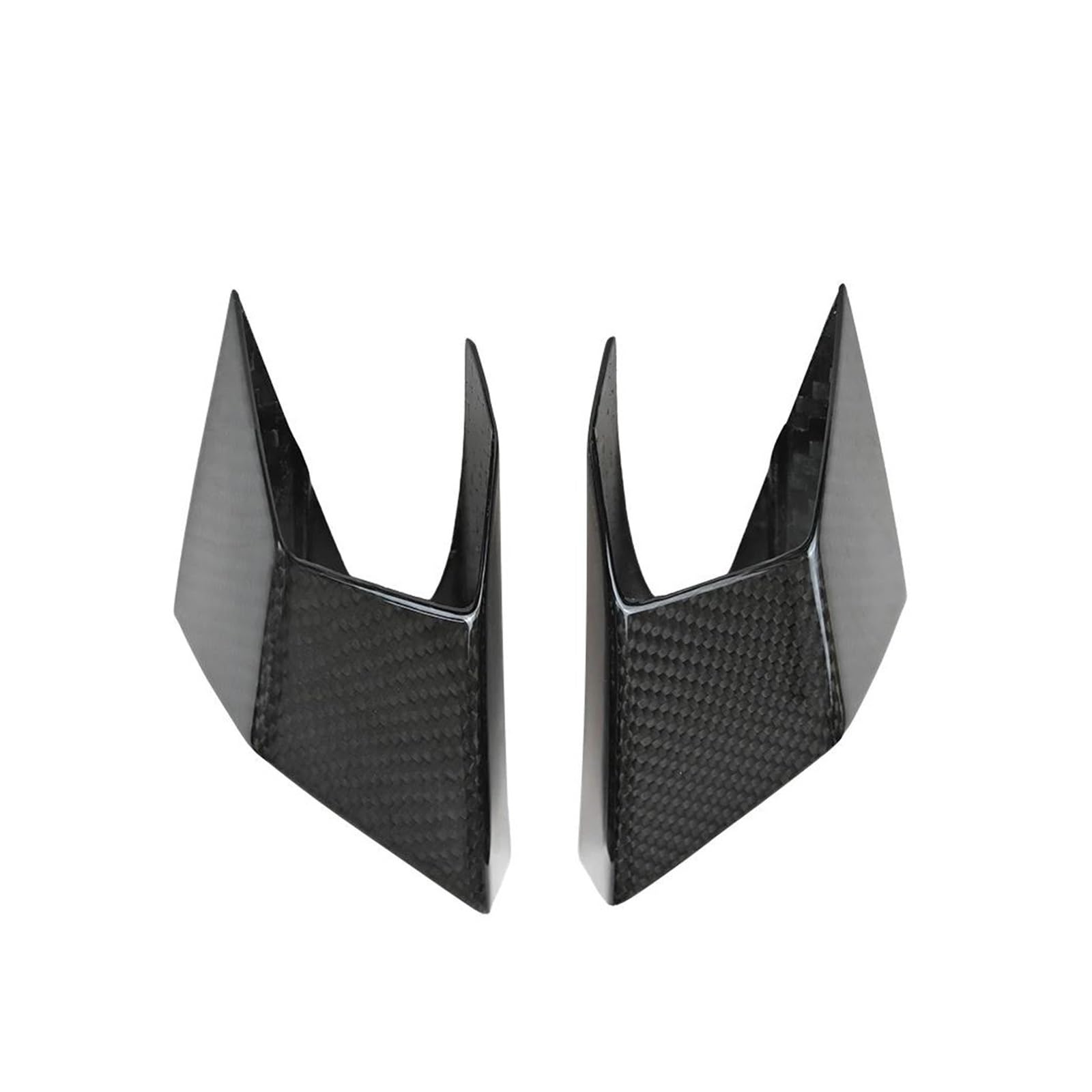 motorradspoiler Für CBR650R CBR 500R 650R 2019-2023 2024 Motorrad Front Verkleidung Winglets Seite Flügel Shell Seite Spoiler Abdeckung Schutz(Carbon Fiber Look) von DXLSAEU