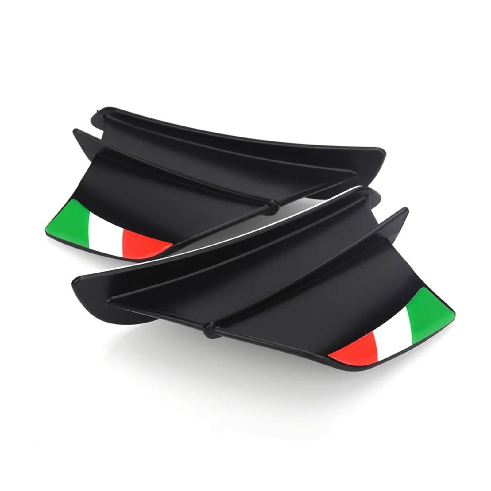 motorradspoiler Für Ducati 899 959 1198 1198S 1199 1299 Panigale V4 V4S V4R V2 Supersport S Motorrad Winglet Aerodynamische Flügel Kit Spoiler(Matte Black-B) von DXLSAEU