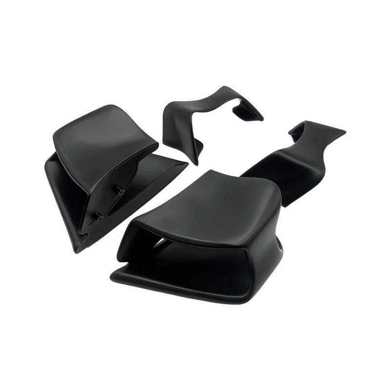 motorradspoiler Für Ducati Panigale V4 V4S V4R 2022 2023 2024 Motorrad Seite Aerodynamische Flügel Feste Flügel Seite Aerodynamische Flügel Kit(Matte Black) von DXLSAEU