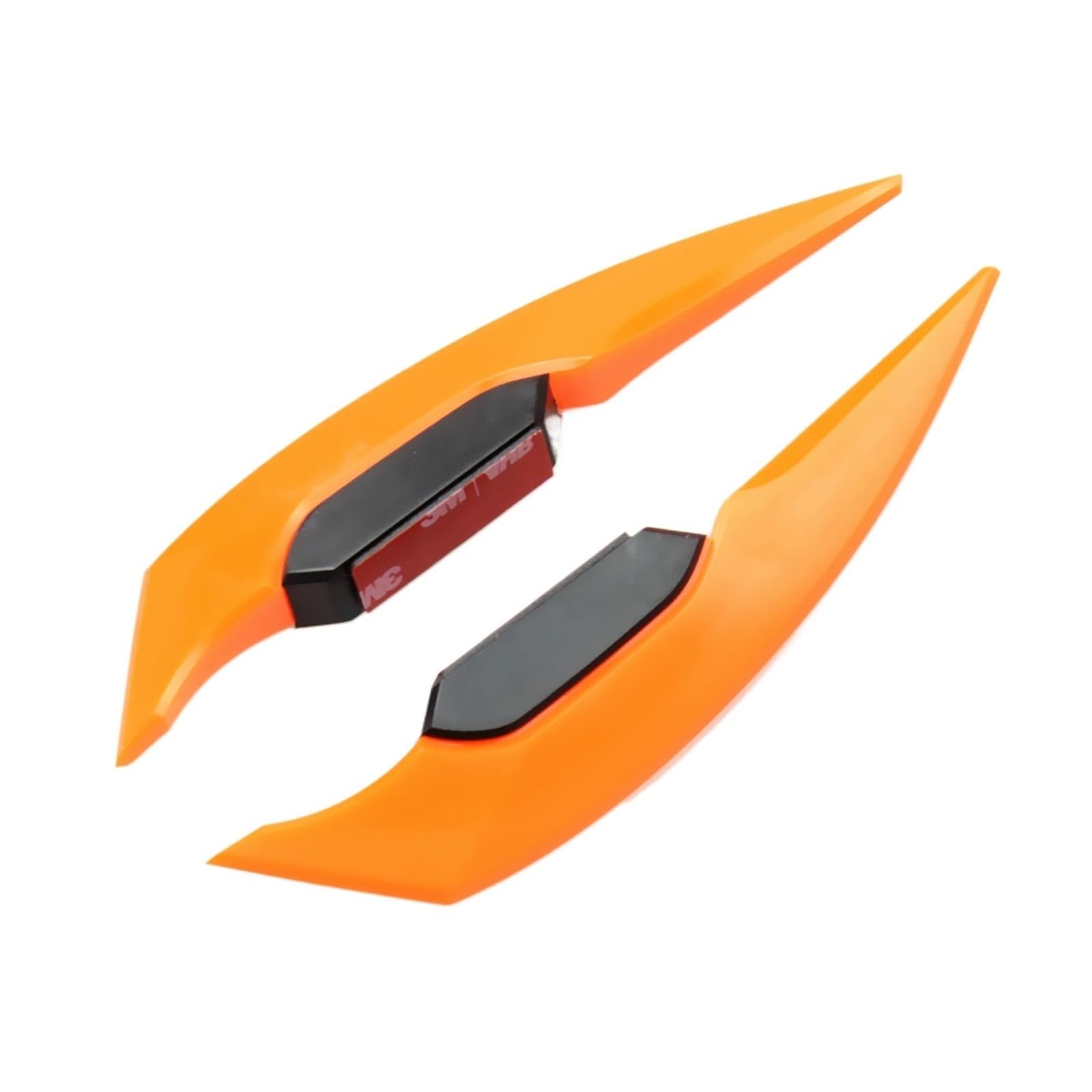 motorradspoiler Für Forza Mt 07 Zubehör Motorrad Winglets Verkleidung Seite Spoiler Wind Flügel Aufkleber Motorrad Winglet Air Deflektor(Orange) von DXLSAEU