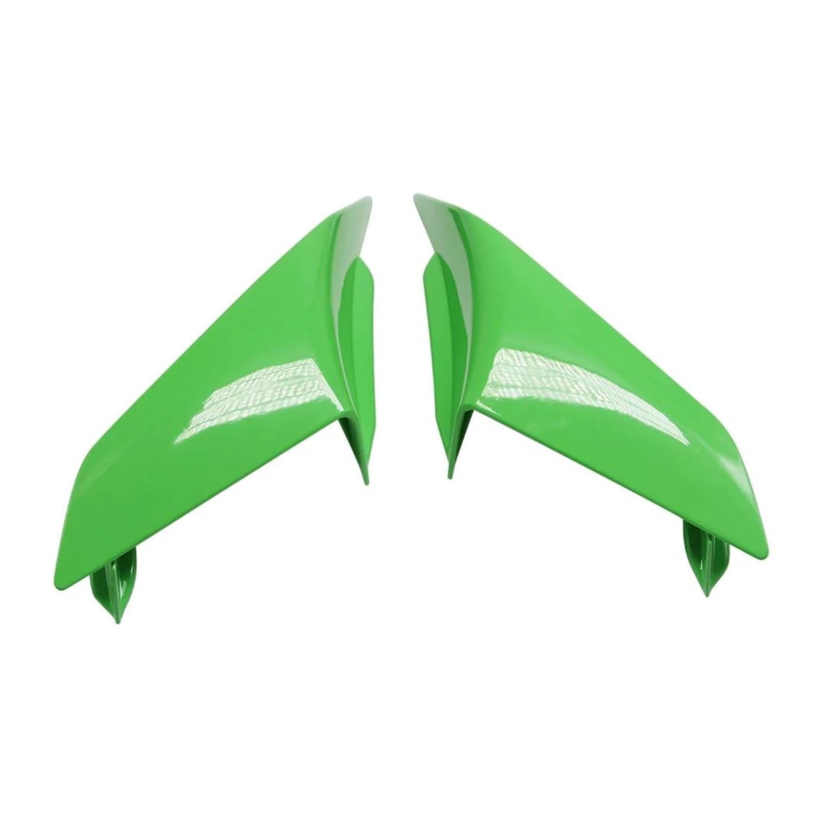 motorradspoiler Für Ninja 636 ZX-6R 2019 2020 2021 2022 2023 Feste Winglet Motorrad Aerodynamische Seite Flügel Spoiler Verkleidung Zubehör(Green) von DXLSAEU