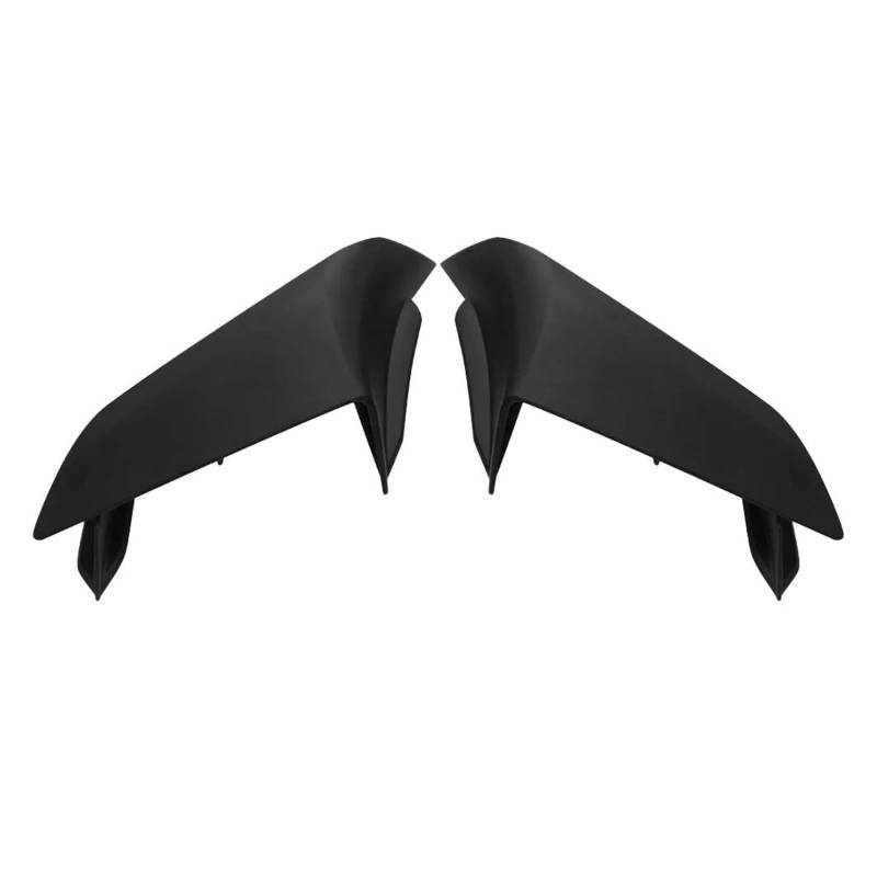 motorradspoiler Für Ninja 636 ZX-6R 2019 2020 2021 2022 2023 Feste Winglet Motorrad Aerodynamische Seite Flügel Spoiler Verkleidung Zubehör(Matte Black) von DXLSAEU