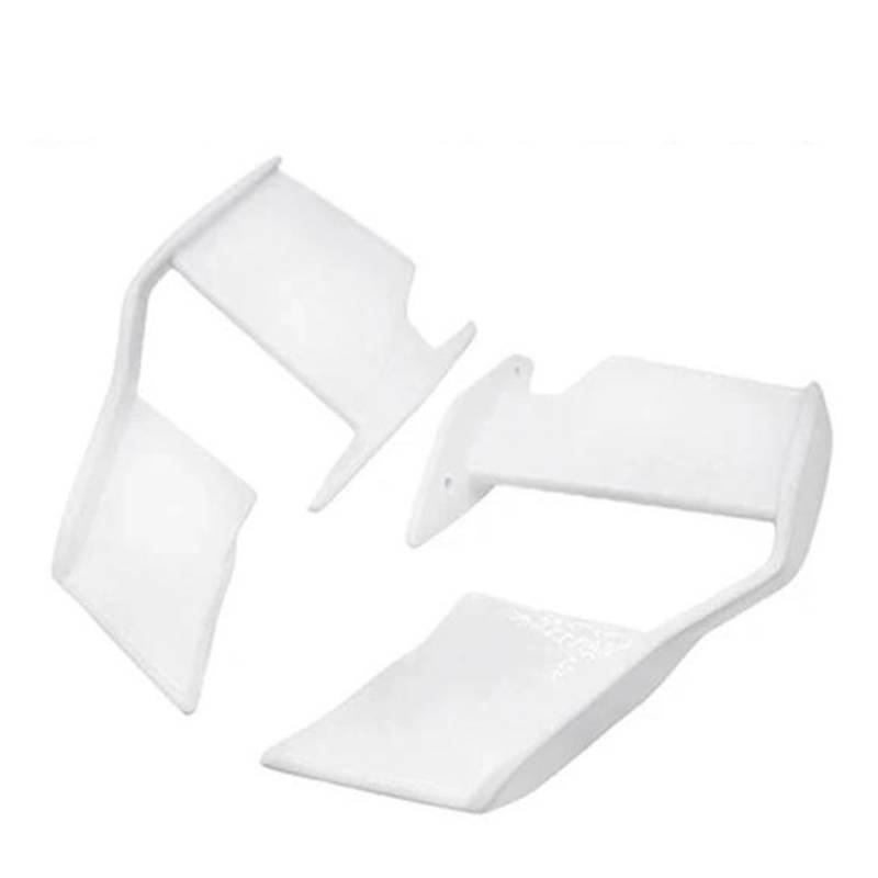 motorradspoiler Für S1000R M1000R 2021 2022 2023 Motorrad Windschutzscheibe Flügel Verkleidung Vorne Aerodynamische Spoiler Winglet(ABS Glossy White) von DXLSAEU