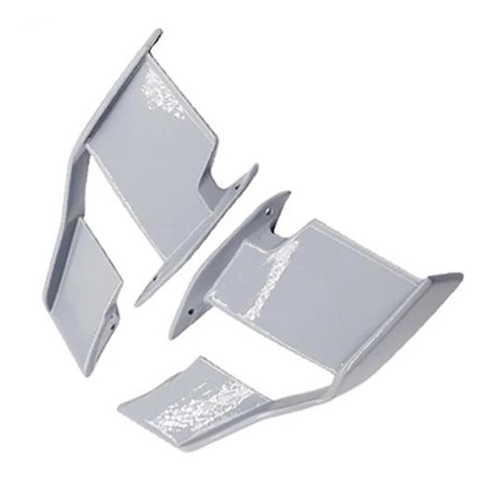 motorradspoiler Für S1000R M1000R 2021 2022 2023 Motorrad Windschutzscheibe Flügel Verkleidung Vorne Aerodynamische Spoiler Winglet(Bluestone Grey) von DXLSAEU