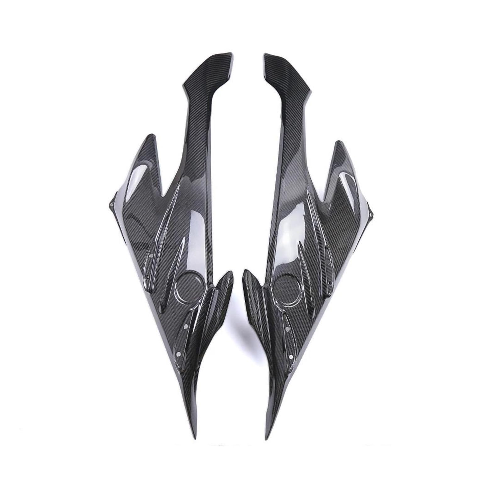 motorradspoiler Für S1000RR 2023 2024 Motorrad Seite Panel Verkleidung Winglets Feste Wind Flügel Luft Motorrad Wind Flügel(Twill Glossy-A) von DXLSAEU