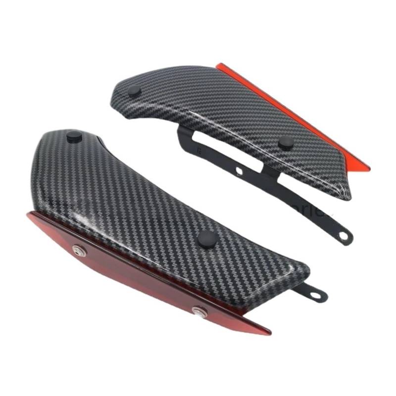 motorradspoiler Für S1000RR HP4 2009 2010 2011 2012 2013 2014 2015 2016 2017 2018 Motorrad Winglet Aerodynamische Flügel Kit Spoiler Zubehör(Carbon 3) von DXLSAEU