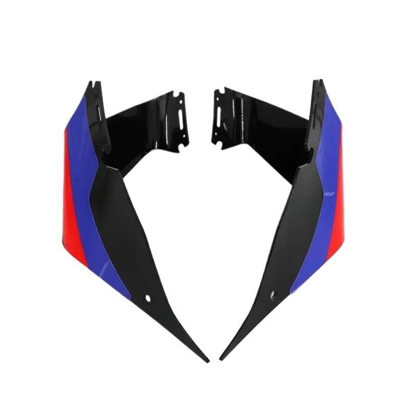 motorradspoiler Für S1000RR K67 M1000RR 2021 2022 2023 Motorrad Verkleidung Flügel Lassen Front Spoiler Dekorative Winglet Air(Black) von DXLSAEU