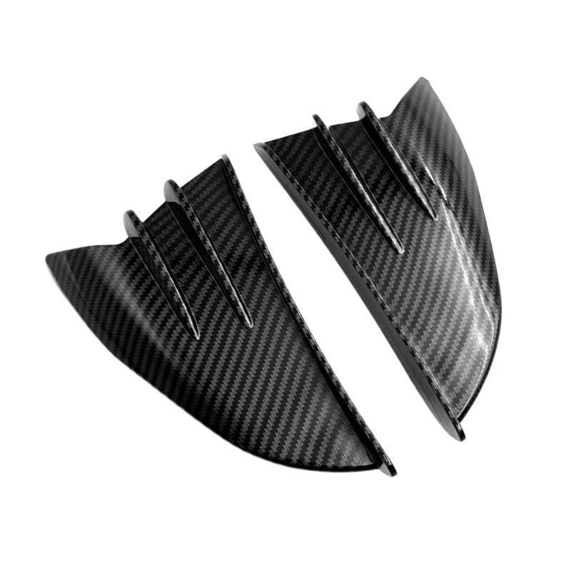 motorradspoiler Für S1000RR S1000XR S1000R HP4 F750GS F850GS F900R F900XR Motorrad Universal Down Winglet Aerodynamische Flügel Kit Spoiler(Glossy Carbon Look) von DXLSAEU