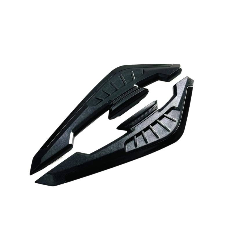 motorradspoiler Für Suzuki 1 Paar Motorrad Winglet Aerodynamischer Spoiler Dynamischer Flügel Mit Selbstklebendem Dekorationsaufkleber Für Motorrad-Roller(Black) von DXLSAEU