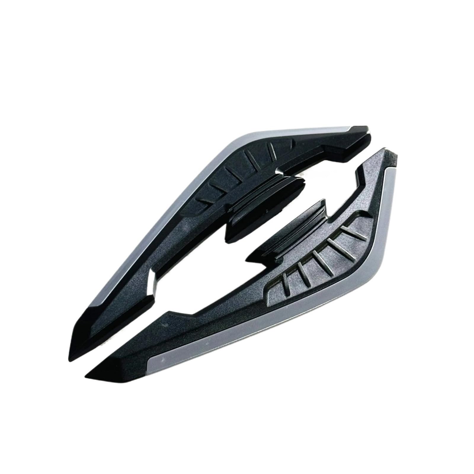 motorradspoiler Für Suzuki 1 Paar Motorrad Winglet Aerodynamischer Spoiler Dynamischer Flügel Mit Selbstklebendem Dekorationsaufkleber Für Motorrad-Roller(Gray) von DXLSAEU