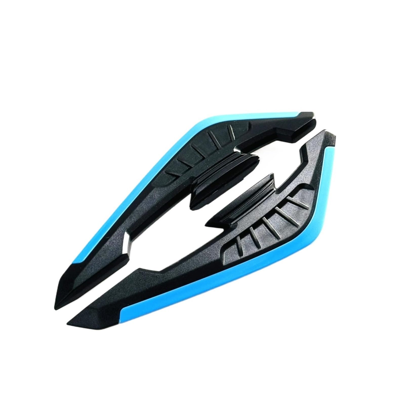 motorradspoiler Für Suzuki 1 Paar Motorrad Winglet Aerodynamischer Spoiler Dynamischer Flügel Mit Selbstklebendem Dekorationsaufkleber Für Motorrad-Roller(Light Blue) von DXLSAEU