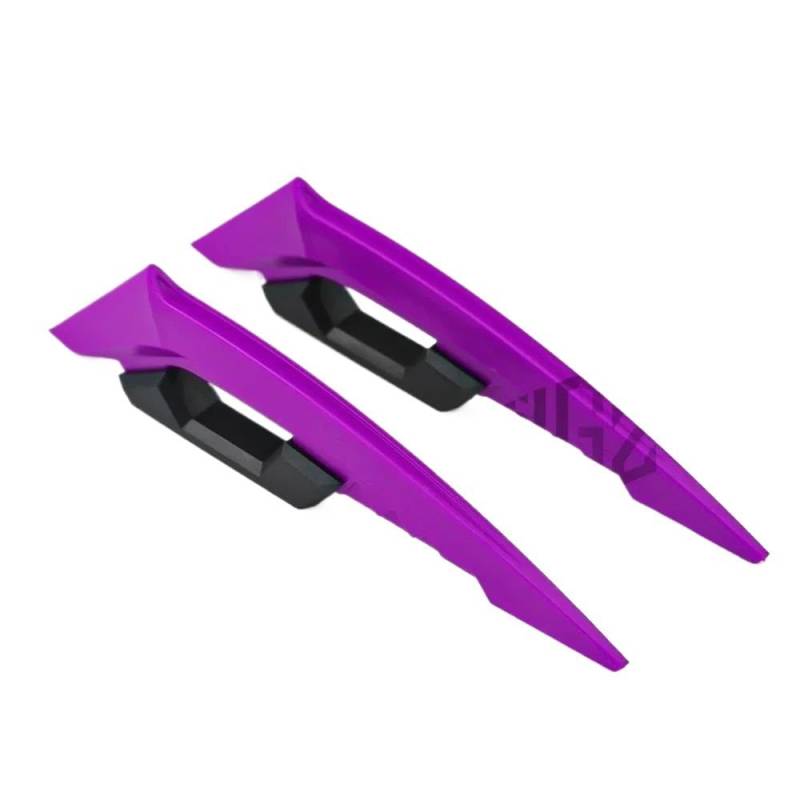 motorradspoiler Für Suzuki Für Yamaha Motorrad Vorderseite Spoiler Motorrad Vorderseite Spoiler Aerodynamische Flügel Set Zubehör Moto(Purple) von DXLSAEU