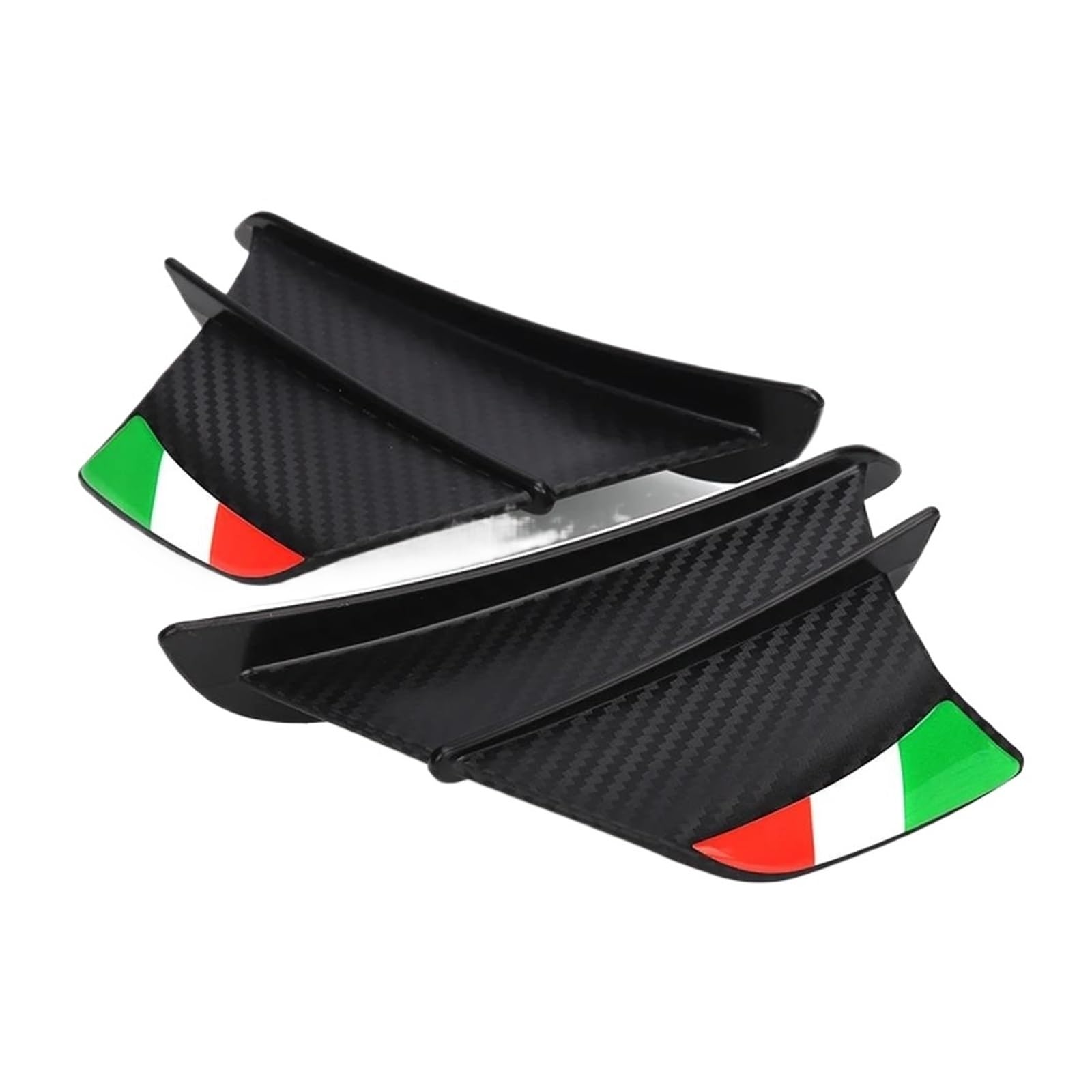 motorradspoiler Für YZF R1 R6 R25 Für Ninja H2 H2R Für S1000RR Für H2 ABS Motorrad Winglet Aerodynamische Seite Flügel Fin Spoiler(Style7) von DXLSAEU