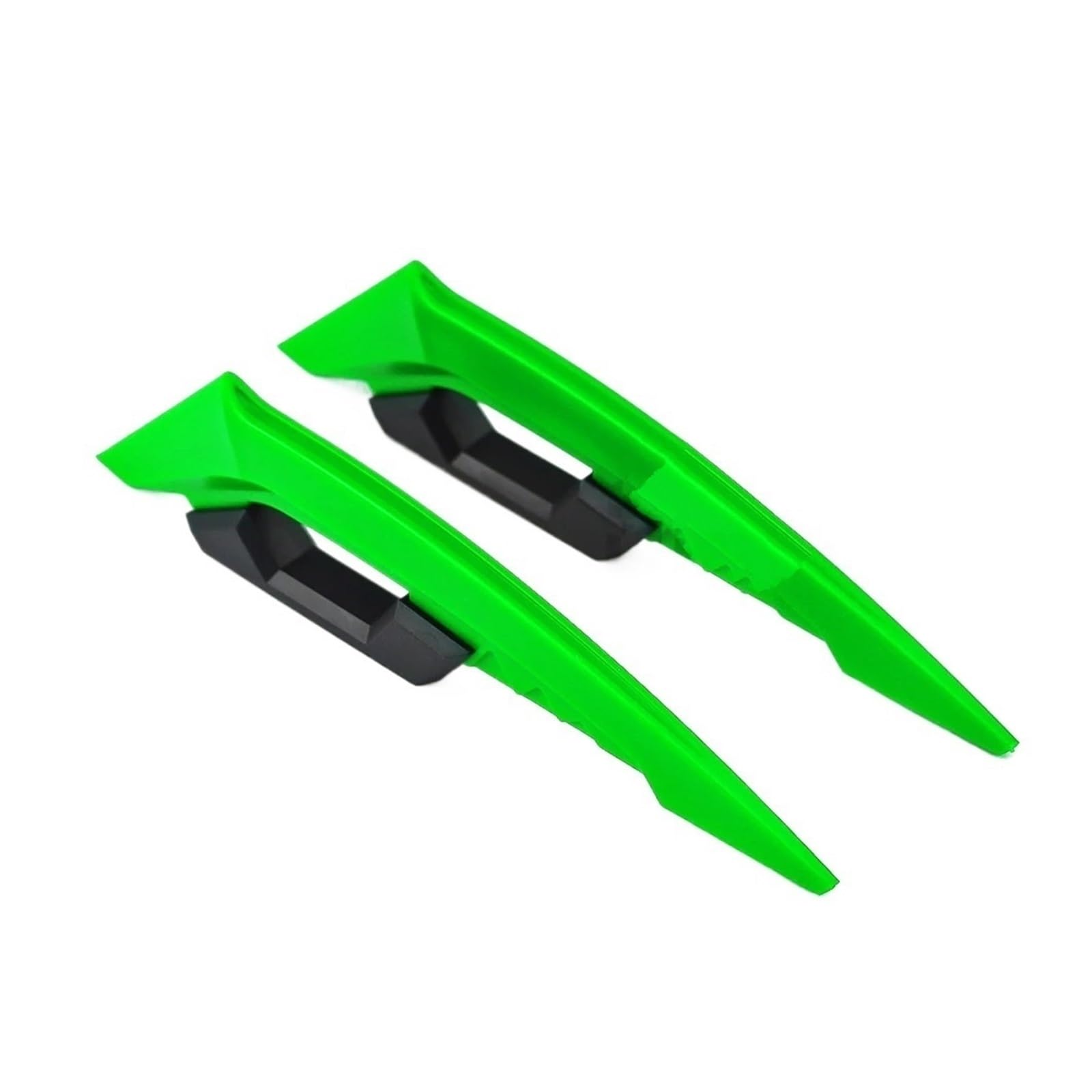 motorradspoiler Für Yamaha Für Suzuki Motorrad Vorderseite Spoiler Motorrad Vorderseite Spoiler Aerodynamische Flügel Set Zubehör Moto(Green) von DXLSAEU