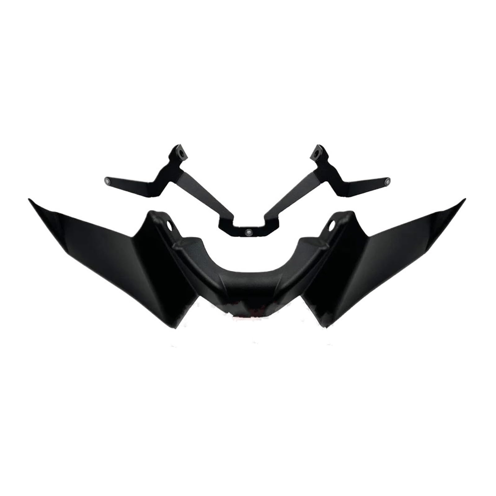 motorradspoiler Für Yamaha MT-07 2021 2022 2023 2024 Motorradteile Sport Downforce Naked Forntal Spoiler Aerodynamischer Flügel(Black) von DXLSAEU