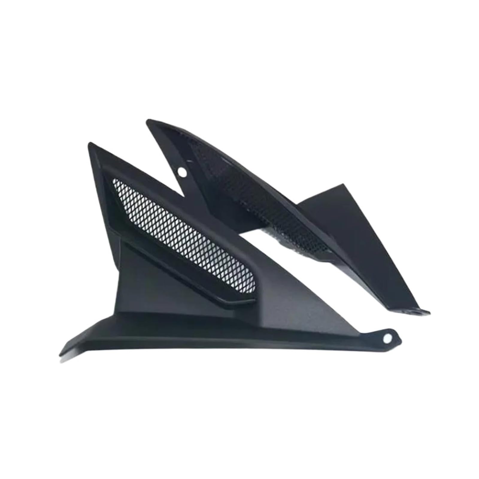 motorradspoiler Für Yamaha TMAX 560 TECH MAX 2022-2024 Verkleidung Winglets Motorrad Lufteinlass Schutzhülle Schwarz Epoxy Grille(Matte Black) von DXLSAEU