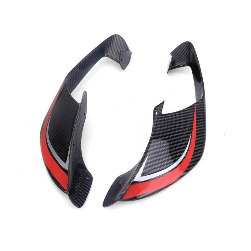 motorradspoiler Für Yamaha YZF R1 2017-2023 YZF R1 R1M 2017-2023 Motorradzubehör Feste Flügelverkleidung Kleiner Flügelspoiler Aerodynamischer Flügel(ABS Carbon Red) von DXLSAEU