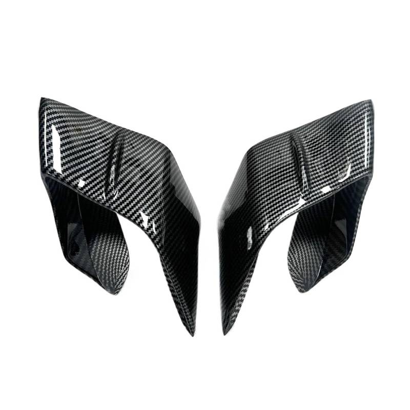 motorradspoiler Für Yamaha YZF R1 R1M 2019–2023, Motorradzubehör, Feste Flügelverkleidung, Kleiner Flügelspoiler, Aerodynamischer Flügel(Carbon Fibre) von DXLSAEU