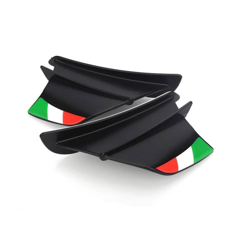 motorradspoiler Für Yamaha YZF R1 R6 R25 Für Ninja H2 H2R Für S1000RR Für H2 ABS Motorrad Winglet Aerodynamische Seite Flügel Fin Spoiler(Style8) von DXLSAEU