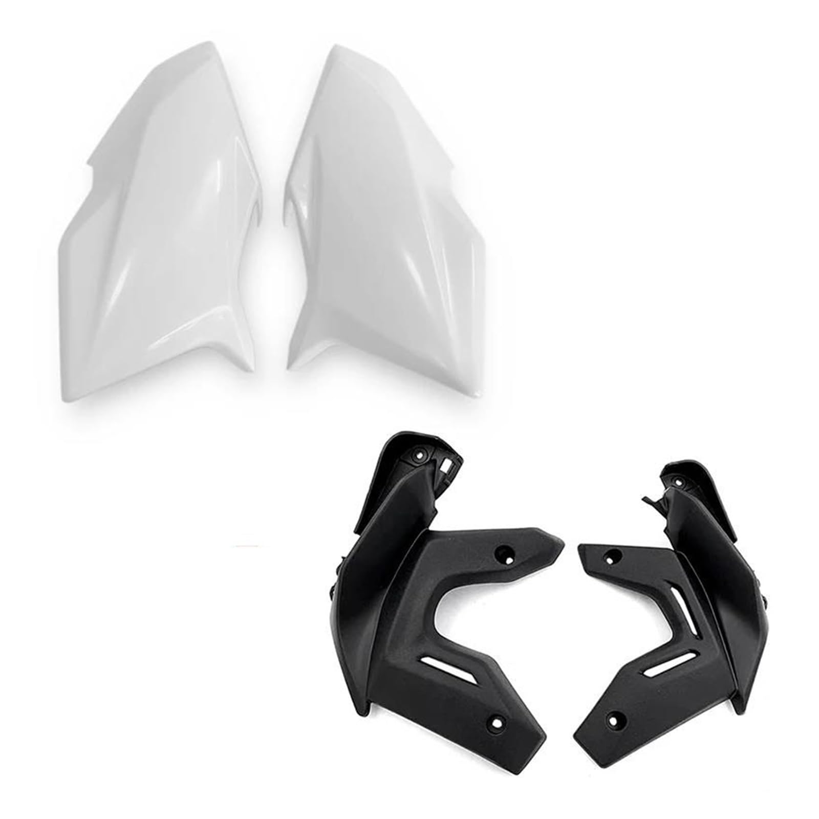 motorradspoiler Für Z 650 2020 2021 2022 2023 Z-650 Motorrad Front Tank Panel Trim Verkleidung Teile Kühler Seite Shell Abdeckung(Unpainted-1 Set) von DXLSAEU