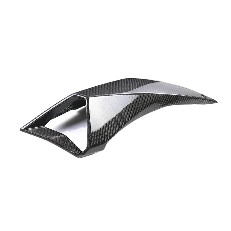 motorradspoiler Für ZH2 Z H2 2020 2021 2022 2023 Motorrad Carbon Fiber Air Intake Rohr Abdeckung Racing Air Intake Schutz Verkleidung Kits(Twill Glossy) von DXLSAEU