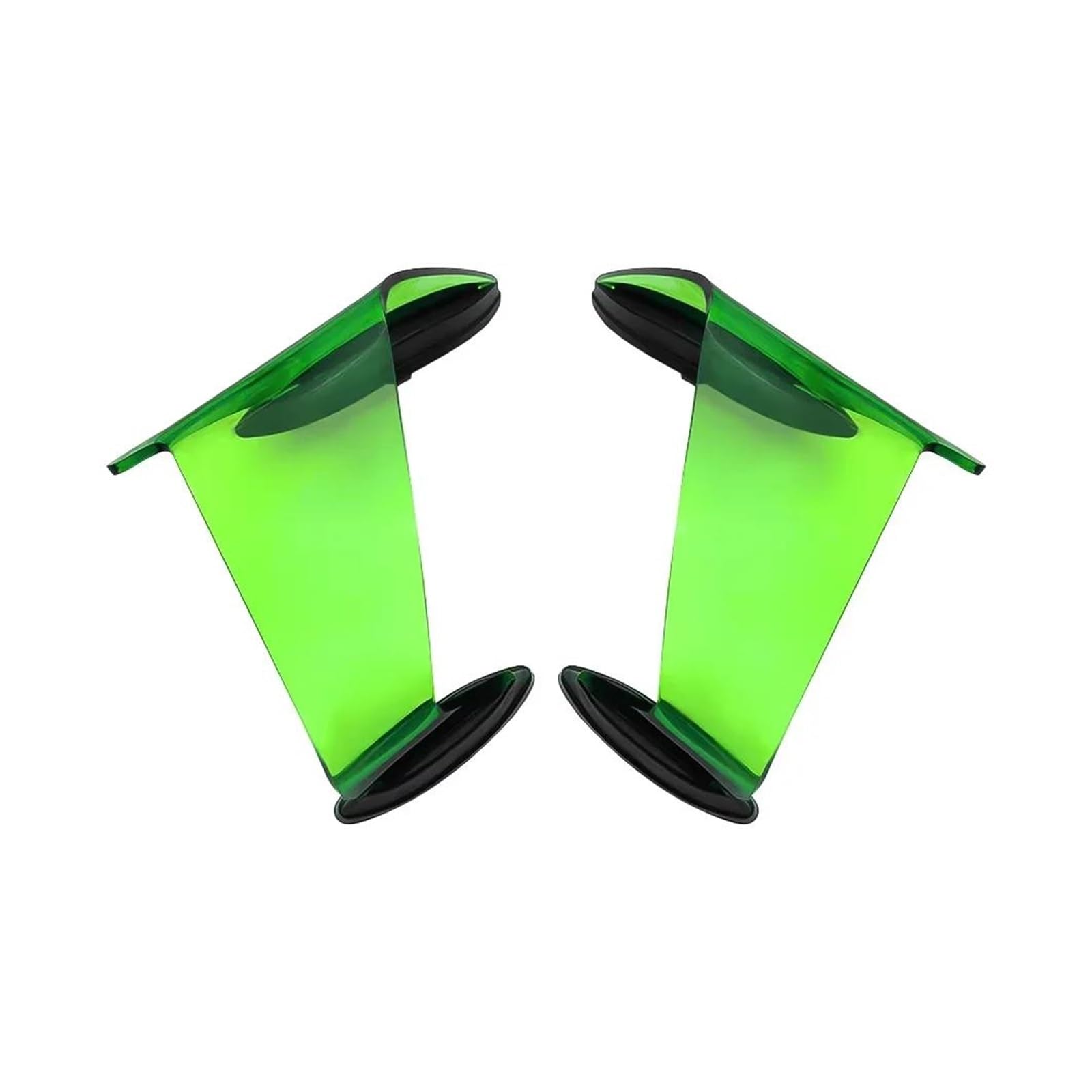 motorradspoiler Für ZX-10R 2022 2023 2024 Motorrad Verkleidung Feste Wind Flügel Spoiler Teile Pneumatische Flügel Kit(Green) von DXLSAEU