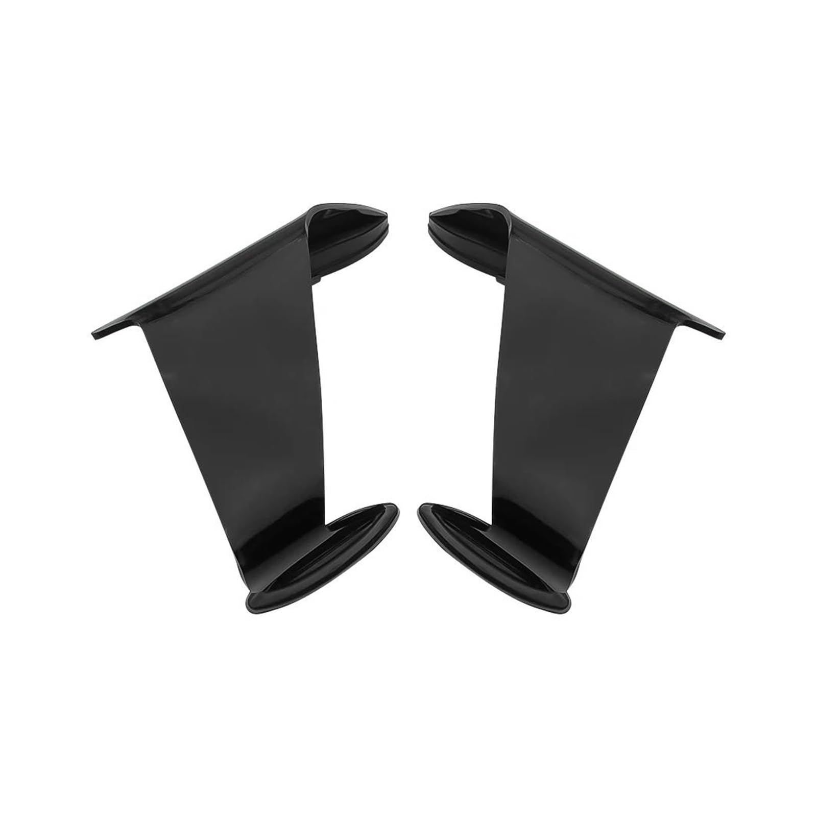 motorradspoiler Für ZX-10R 2022-2024 Verkleidungsseite Fixed Wing Motorradzubehör Aerodynamische Winglet Gugelflügel Spoile(Black) von DXLSAEU