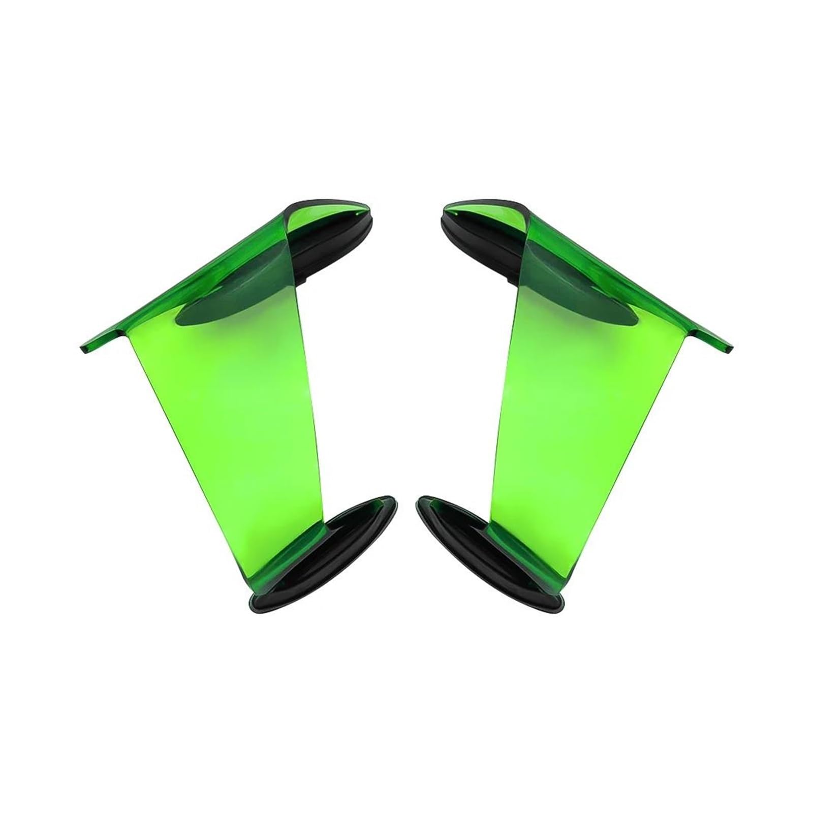 motorradspoiler Für ZX-10R 2022-2024 Verkleidungsseite Fixed Wing Motorradzubehör Aerodynamische Winglet Gugelflügel Spoile(Green) von DXLSAEU