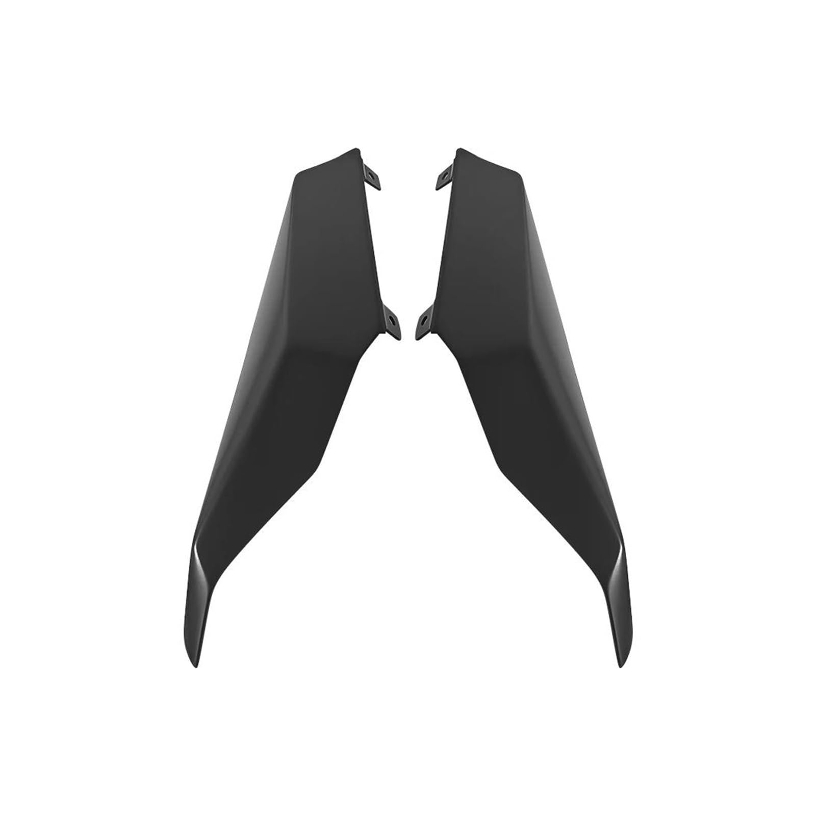 motorradspoiler Für ZX-4R ZX-25RR ZX4R-R/RR 2020-2024 Motorrad Feste Flügel Verkleidung Geeignet Aerodynamische Deflektor Winglet Spoiler(Matte Black) von DXLSAEU