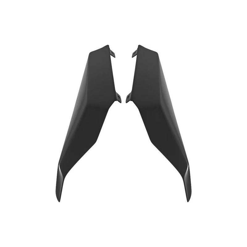 motorradspoiler Für ZX-4R ZX-25RR ZX4R-R/RR 2020-2024 Motorrad Feste Flügel Verkleidung Geeignet Aerodynamische Deflektor Winglet Spoiler(Matte Black) von DXLSAEU