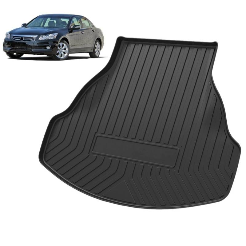 Auto Cargo Liner Allwetter TPE Kofferraummatten Kofferraum Teppich Interieur Zubehör Kompatibel Mit Accord 8th 2007-2012 von DXLZKCMRV