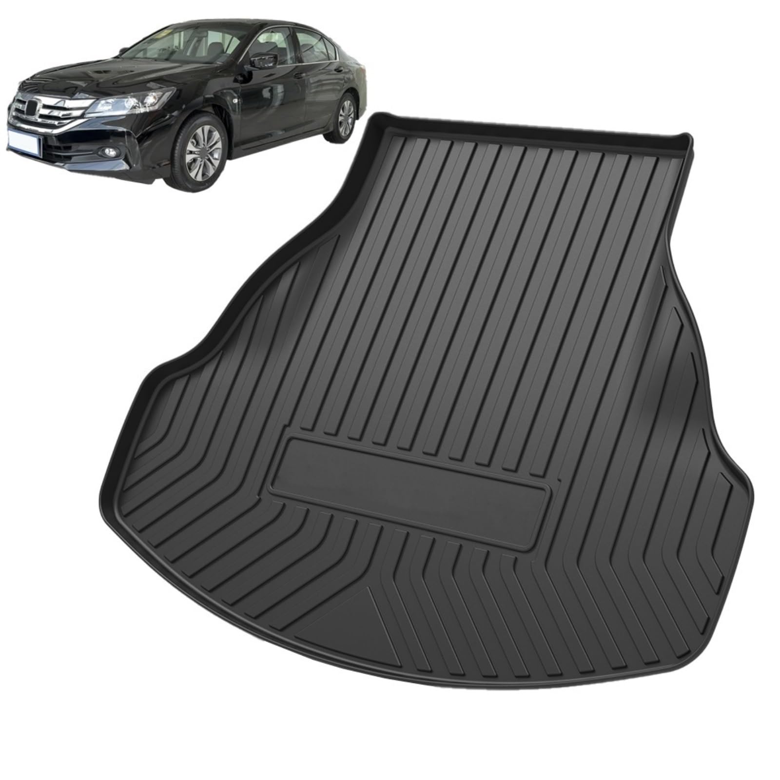 Auto Cargo Liner Allwetter TPE Kofferraummatten Kofferraum Teppich Interieur Zubehör Kompatibel Mit Accord 9th 2013-2017 von DXLZKCMRV