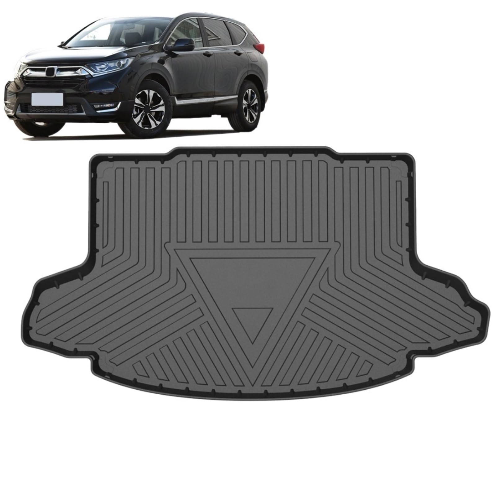 Auto Cargo Liner Allwetter TPE Kofferraummatten Kofferraum Teppich Interieur Zubehör Kompatibel Mit CR-V 2012-2023(For CR-V G5 17-23) von DXLZKCMRV