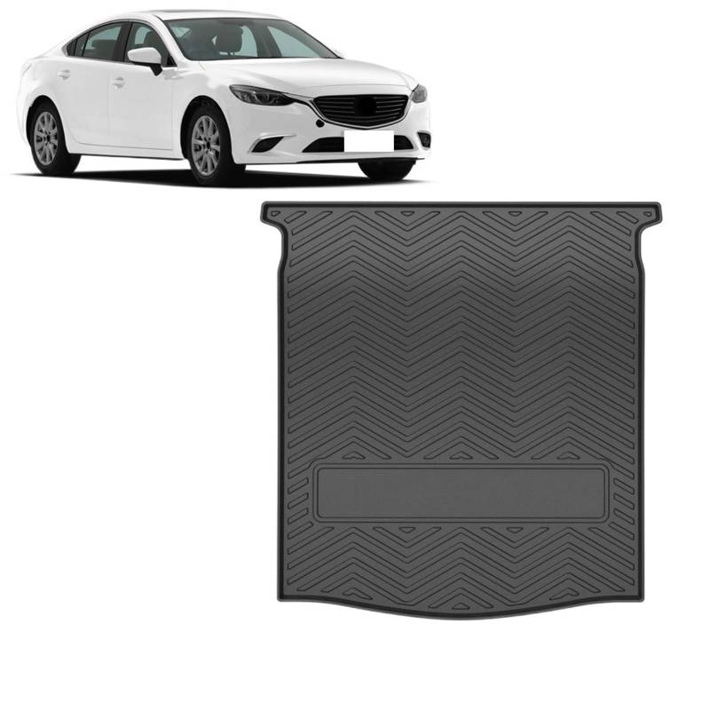 Auto Cargo Liner Allwetter TPE Kofferraummatten Schublade Kofferraum Teppich Zubehör Kompatibel Mit Mazda 6 Atenza GL Limousine 2016-2023 von DXLZKCMRV