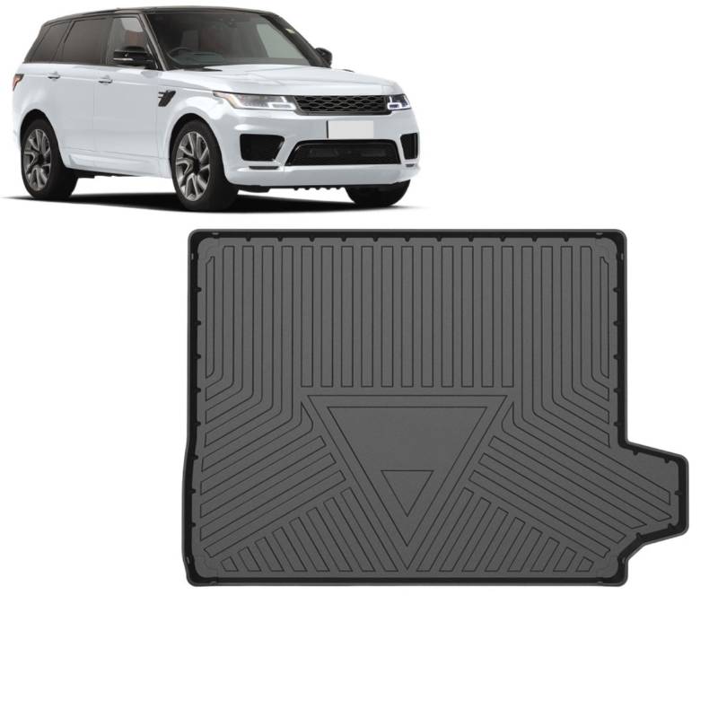 Auto Cargo Liner Allwetter TPE Kofferraummatten Schublade Kofferraum Teppich Zubehör Kompatibel Mit Range Rover Sport L494 2014-2022(For hybrid) von DXLZKCMRV