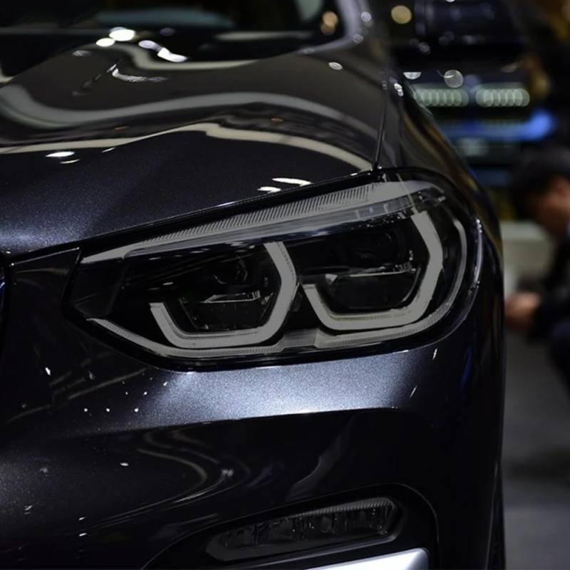 2 Stück Autoscheinwerfer-Schutzfolie, getöntes Vinyl, transparenter TPU-Aufkleber, für BMW X3 G01 M Competition ab 2018 von DXZXDJIU