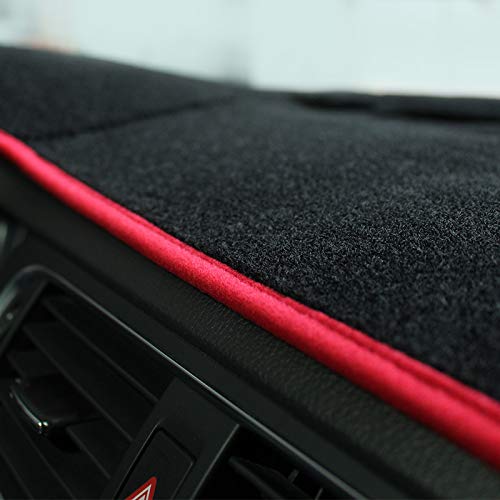 Auto Mittelkonsole Teppich Armaturenbrett Abdeckung Matte, Für 2009-2016 Kia Forte Anti-Rutsch Wärmedämmung Dash Matte von DYKGYLYS