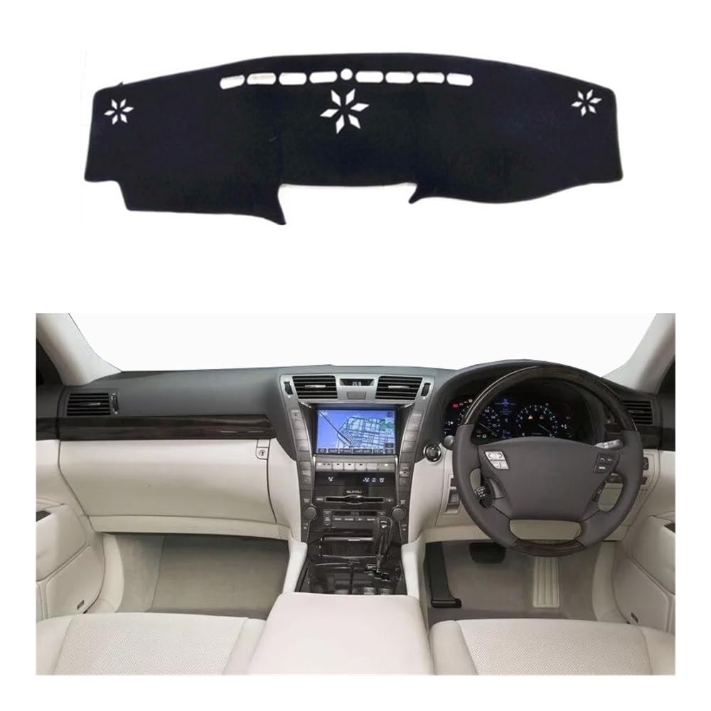 Auto Auto Innere Dashboard Abdeckung Dashmat Pad Teppich Dash 2 Schichten LHD RHD Für Lexus Für LS460 LS460L LS600L LS460H LS600H 2006-2011 Dashmat Pad von DYOG