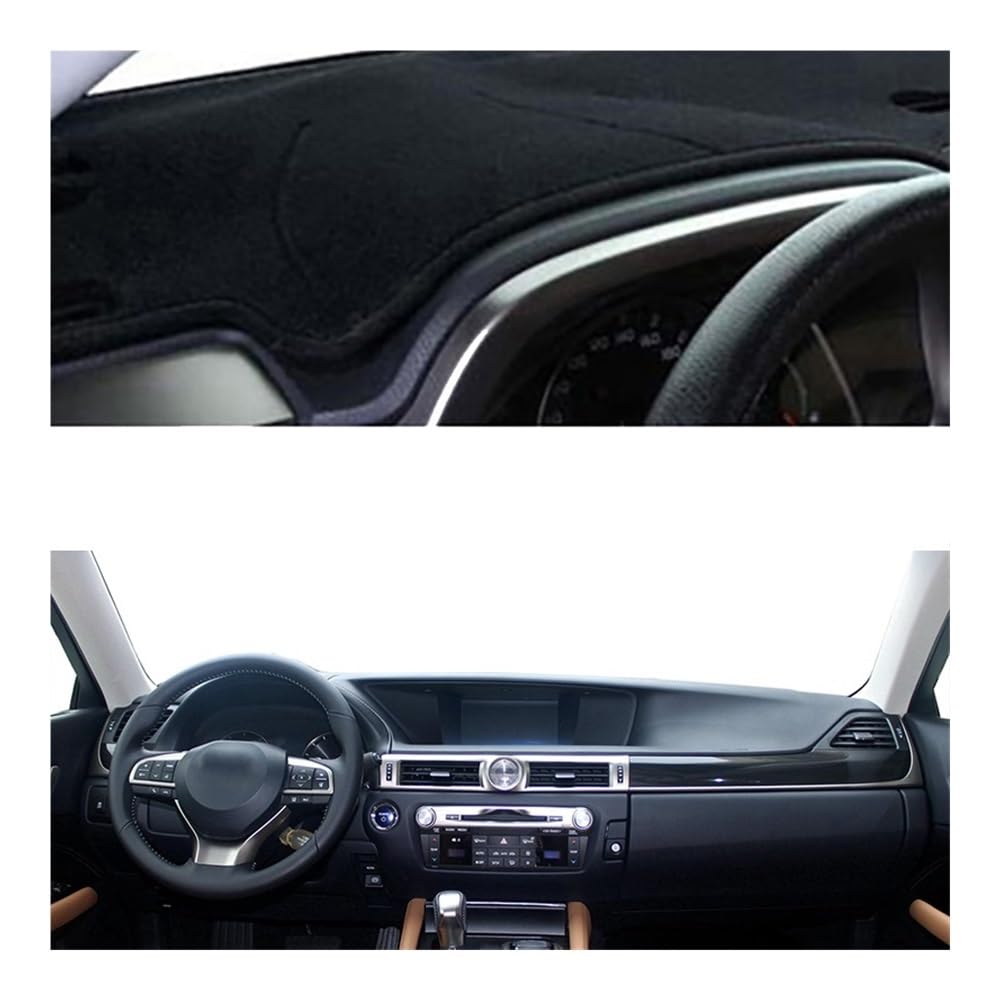 Auto Dashboard Abdeckung Dash Board Matte Innen Dash Board Protecter Abdeckungen Für Lexus Für GS GS250 GS350 GS300h GS400h GS450h L10 2012-2020 Dashmat Pad von DYOG