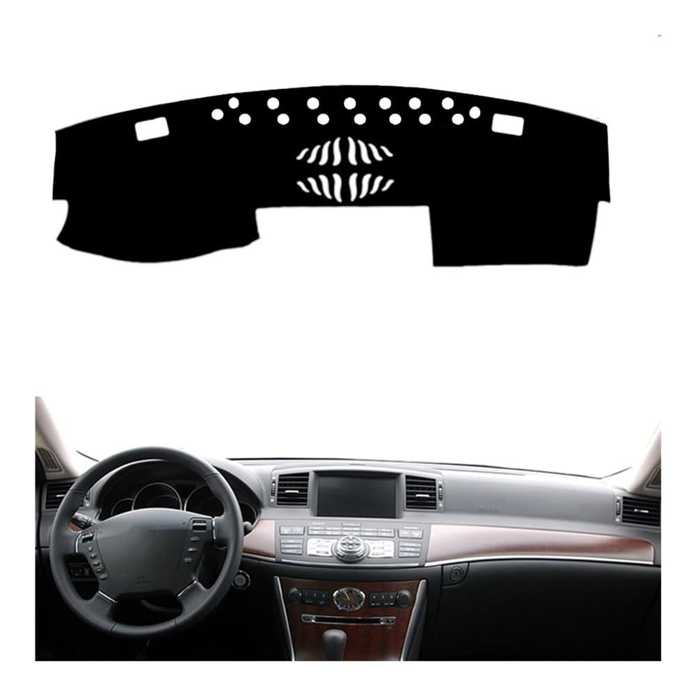 Auto Dashboard Abdeckung Innen Dash Board Protecter Abdeckungen Dashboard Teppich Für Infiniti Für M35 45 2004-2009 Dashmat Pad von DYOG