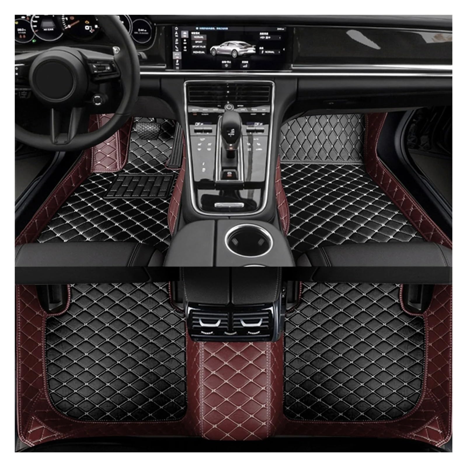 Auto Fußmatten Für A-Klasse Für W176 2013 2014 2015 2016 2017 2018 2019 Custom Car Fußmatten Interieur Zubehör Allwetter-Autofußmatten Allwetter Automatten von DYOG