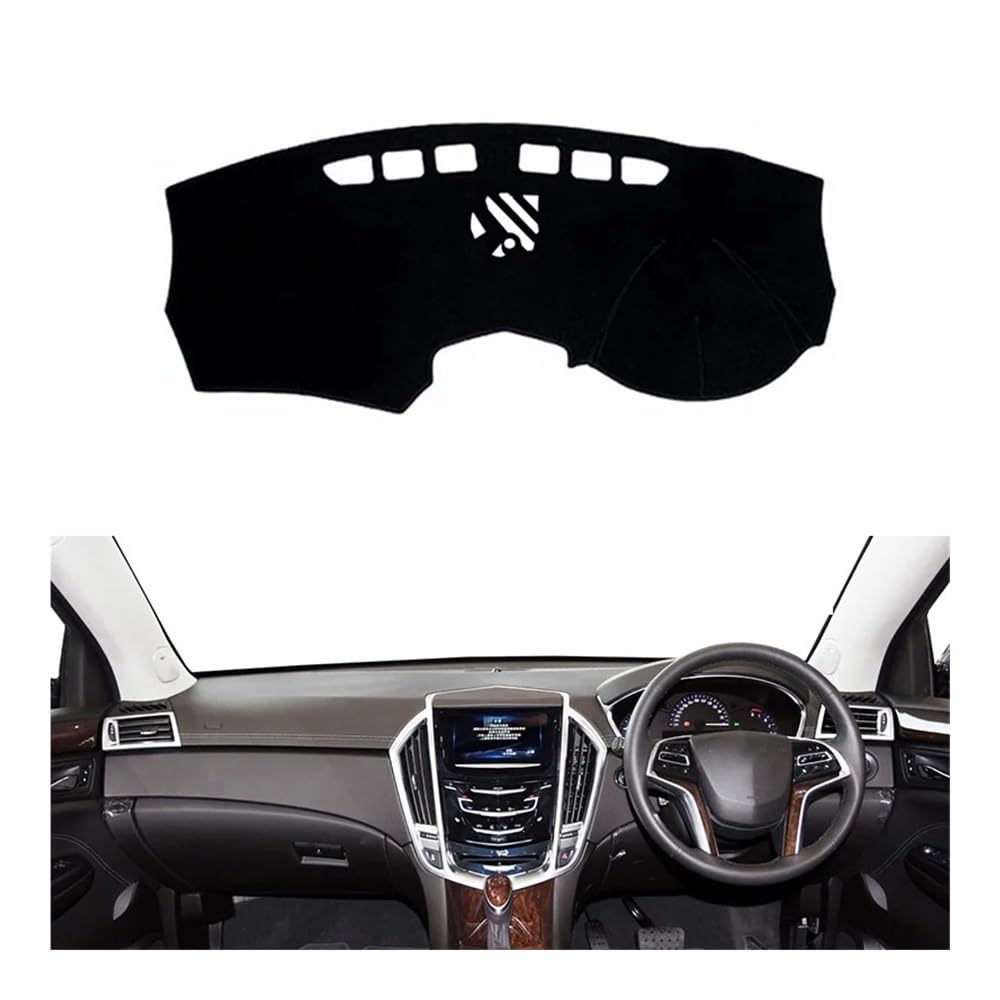 Auto Innere Dashboard Abdeckung Dash Abdeckung Matte Innen Dash Matte Pad Für Cadillac Für SRX 2010-2012 2013 2014 2015 2016 Dashmat Pad von DYOG