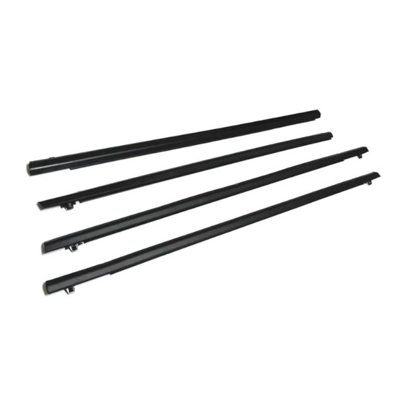 Autofenster Zierleiste 4PCS Auto Äußere Fenster Gummi Dichtungs wasserdichte Druck Streifen Abdichtung Gürtel Moulding Trim Für FIT Für Jazz Für GEN2 2009-2014 von DYOG