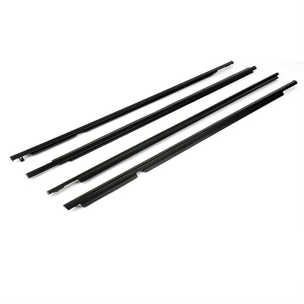 Autofenster Zierleiste 4Pcs Auto Tür Fenster Weatherstrips wasserdichte Dicht Streifen Für Land Für Cruiser Für Prado 2003-2018(Type A) von DYOG