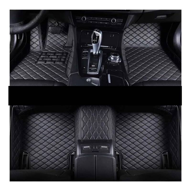 DYOG Auto Fußmatten Für Hyundai Für Santafe 2010 2011 2012 Custom Car Fußmatten Auto Teppiche Fuß Coche Zubehör Auto Matten Set Allwetter Automatten von DYOG