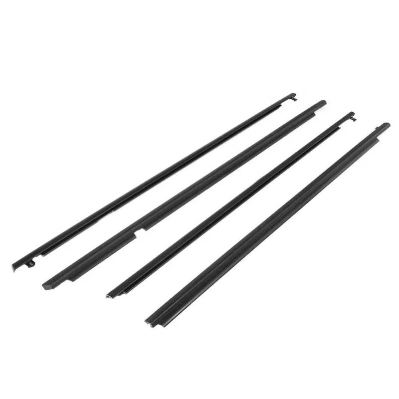 DYOG Autofenster Zierleiste 4Pcs Auto Fenster Weathers Äußere Dichtung Gürtel Trim Abdichtung Gummi Streifen Für RAV4 2006-2012 von DYOG