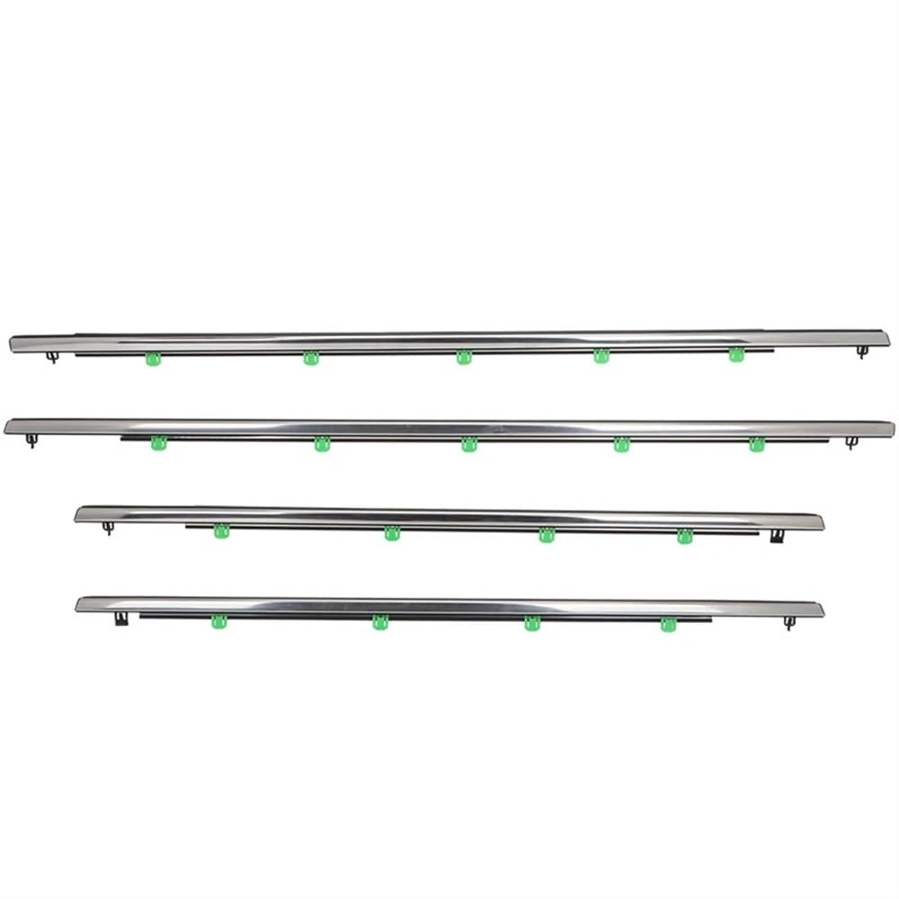 DYOG Autofenster Zierleiste Autofenster-Dichtungsstreifen Für CRV Für CR-V 2007–2011 Silberner Seitentür-Glasfenster-Dichtungsstreifen, Dichtungsstreifen-Formteil von DYOG