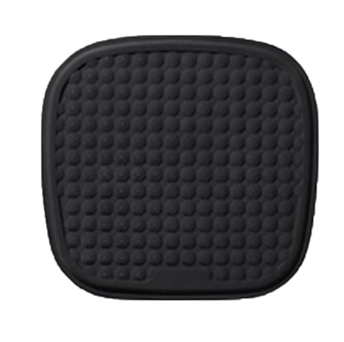 DYOG Autositzkissen für VW Atlas/Fox/ID.4 /ID.5 /ID.6 /Nivus/T-Cross/T-ROC/Tacqua, Universell Memory-Schaum-Sitzkissen Ganzjahres-geeignete rutschfeste Sitzschoner Pads,C-Black von DYOG