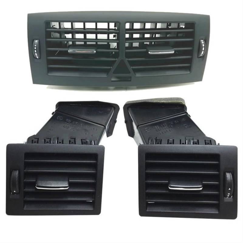 DYOG Dashboard Links Rechts Lüftungsgitter Für W166 W164 W211 W245 W251 R280 B180 B200 B300 Frontkonsole Chrom Zentrale Klimaanlage AC Vent Grille von DYOG