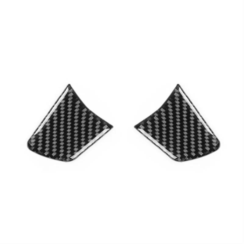 DYOG Dekorative Innenbereich Zubehör 2PCS Carbon Fiber Car Styling Innen Lenkrad Panel Abdeckung Trim Für A6 C7 A6L 2012 2013 2014 2015 2016 von DYOG